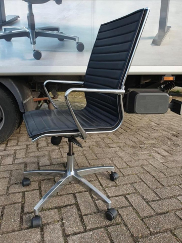 Zeer luxe bureaustoel / vergaderstoel echt leer!