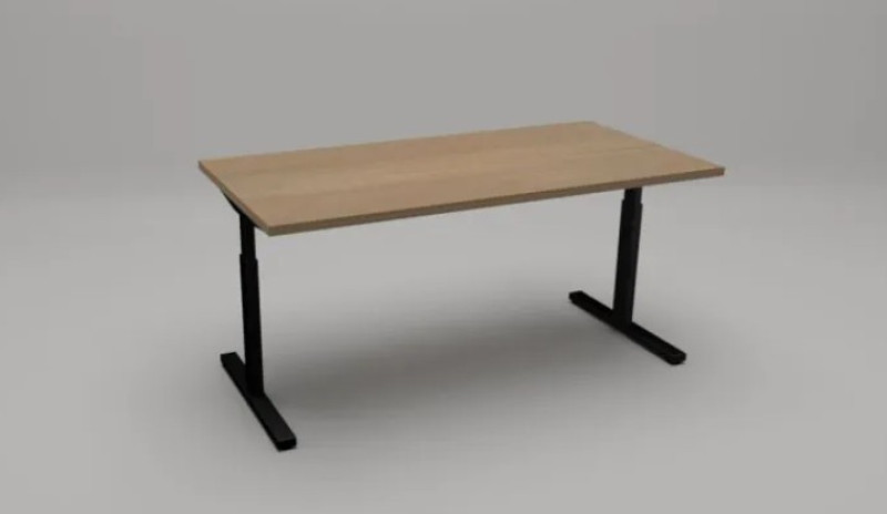 Ergodesk T-poot instelbaar bureau (TS serie)