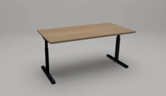 Ergodesk T-poot instelbaar bureau (TS serie)