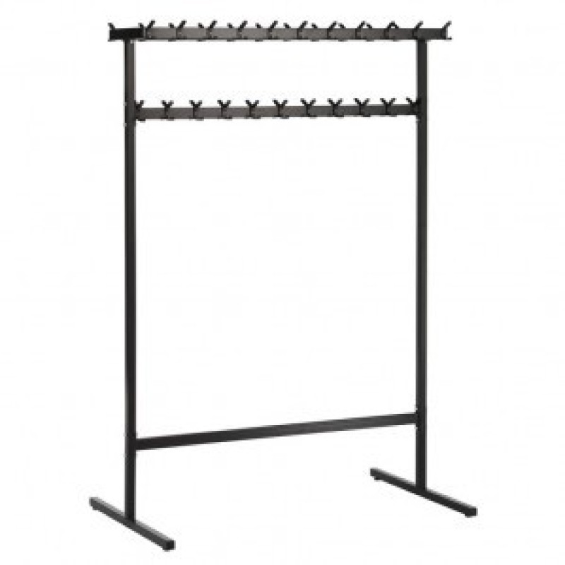 Vrijstaande kapstok/garderobe (44 haken) evt op wielen / verrijdbaar