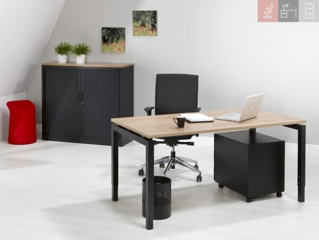 Nieuwe TD-Adjustable rechte bureaus (diverse maten en kleuren)