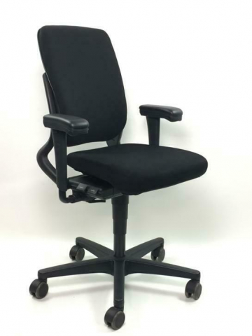 Ahrend 230 bureaustoel extra hoge rug - nieuwe zwart stof