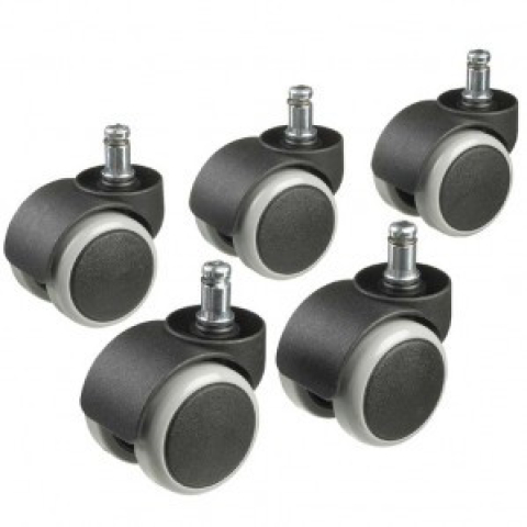 Bureaustoel softwielen set PHD 50mm (harde vloer)