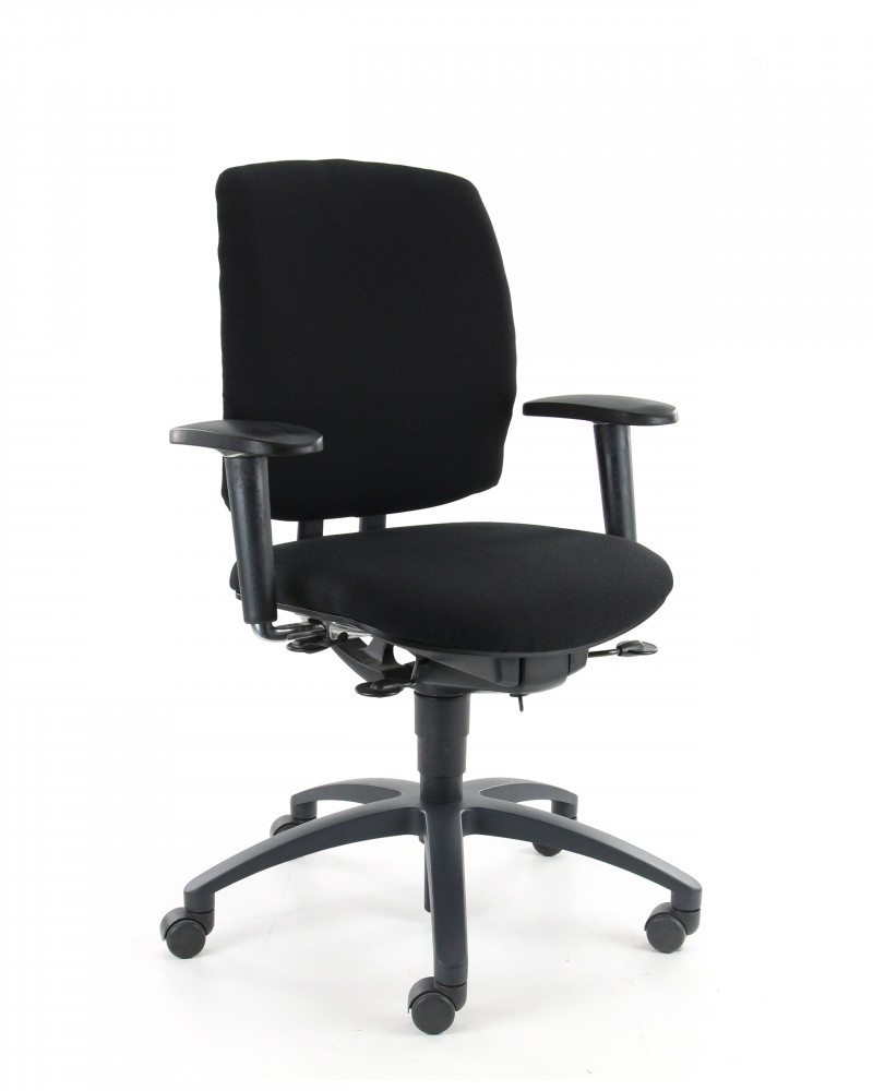 Samas / Drabert Entrada bureaustoelen (nieuwe stof zwart )